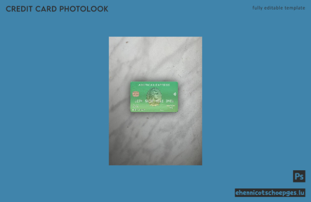 USA Waste Management Bank AMEX Card Fotoansicht Beispielvorschau